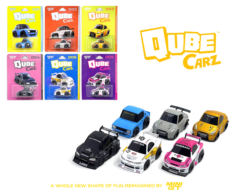 Mini GT QubeCarz Series 1 Liberty Walk Assortment Factory Sealed Case