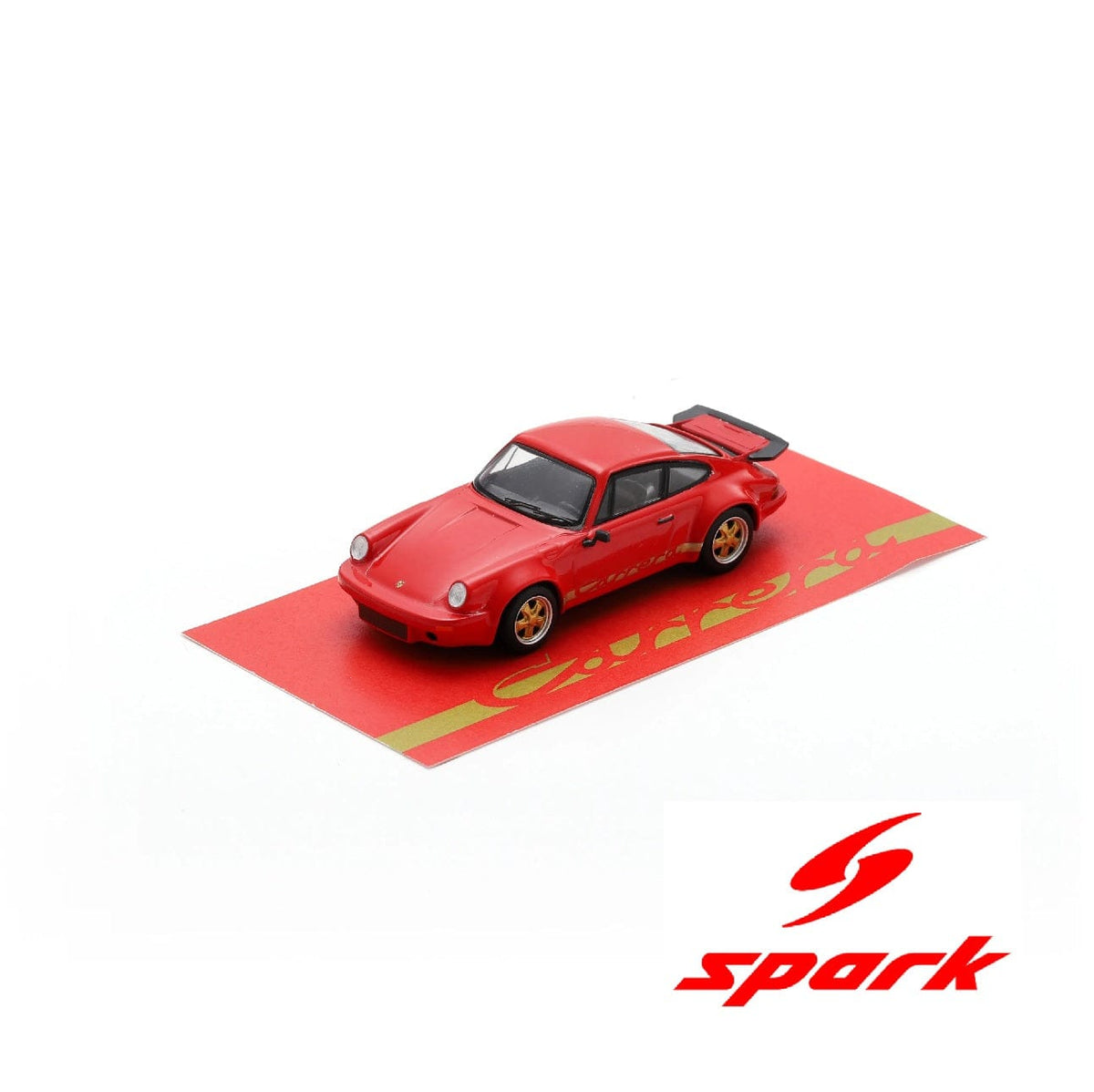 SPARK 1/64 Porsche 911 3.0 RS (Red with gold stripe)