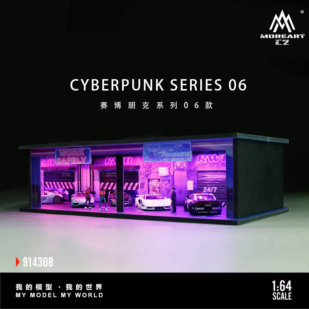 MoreArt 1:64 Cyberpunk Series 06 Scene Diorama