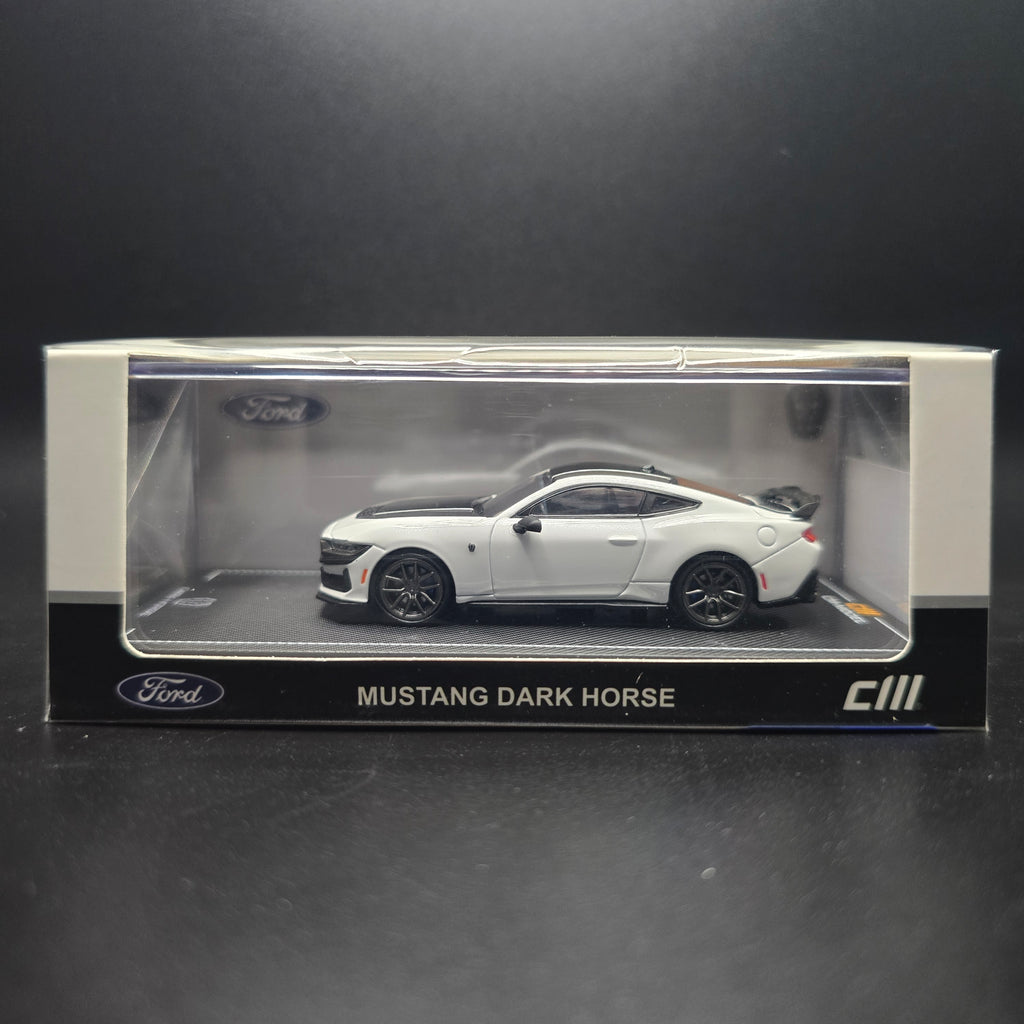 CM MODEL 1/64 Ford Mustang DarkHorse Oxford White CM64-Darkhorse-02