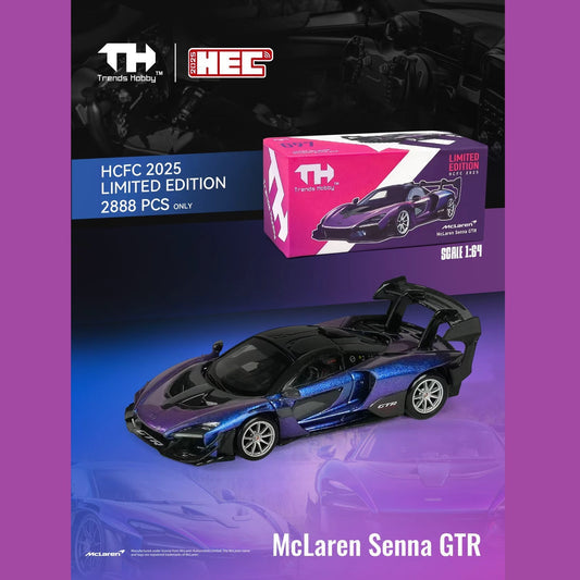 Trends Hobby 1/64 McLaren Senna GTR Magic Purple HCFC 2025 Limited Edition