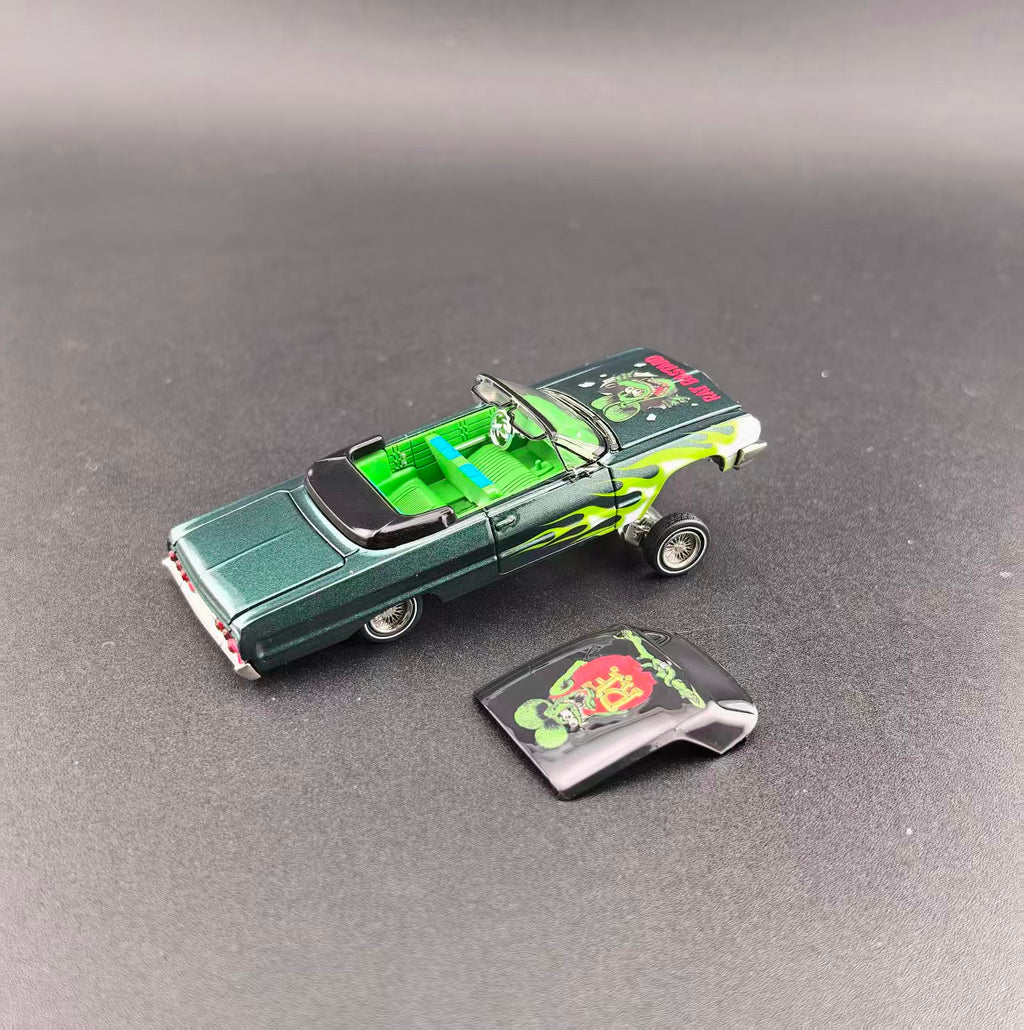 Fine Works 64 Chevrolet Impala West Coast Bouncing Cars Rat Fink 1/64