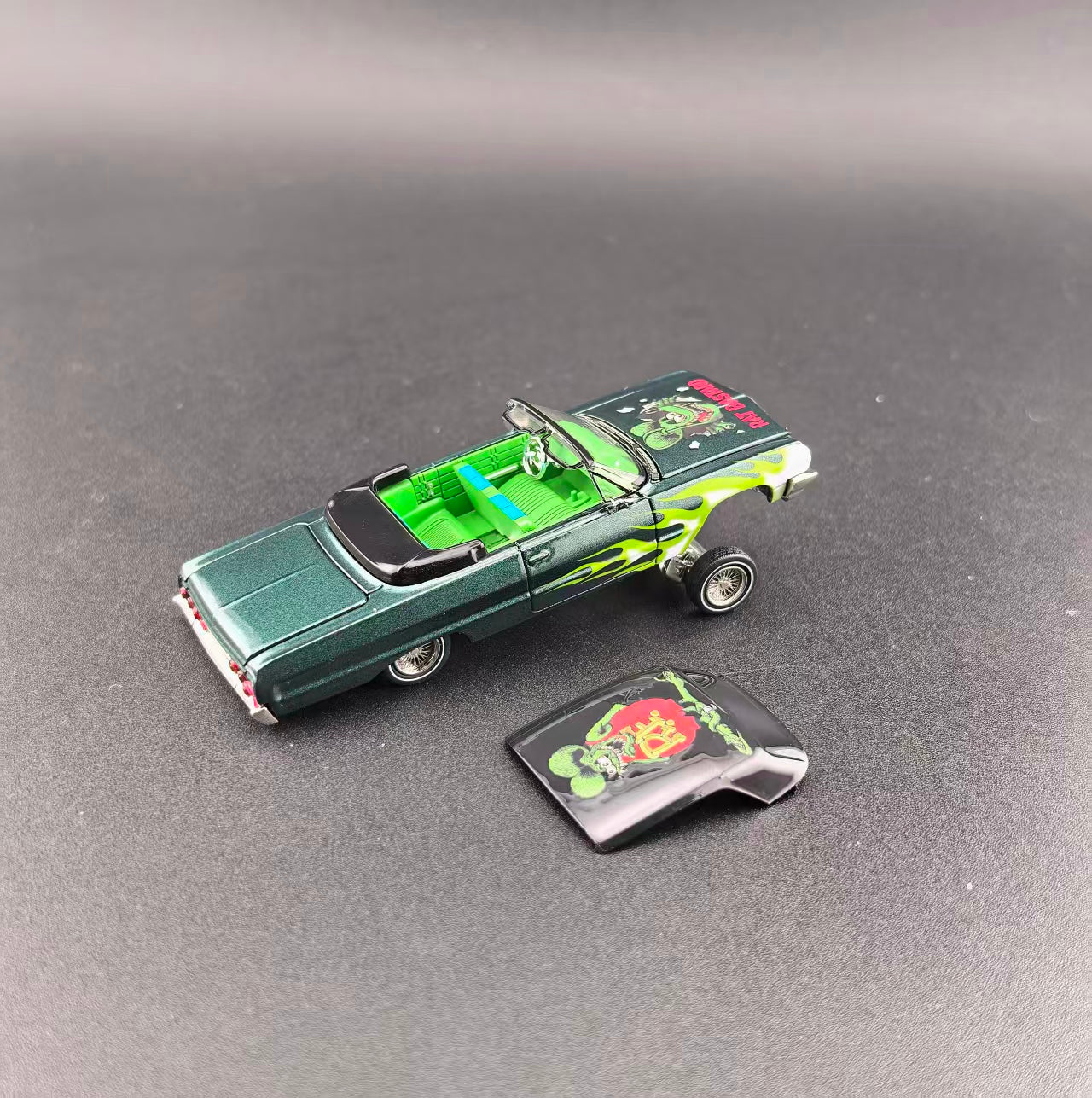 Fine Works 64 Chevrolet Impala West Coast Bouncing Cars Rat Fink 1/64