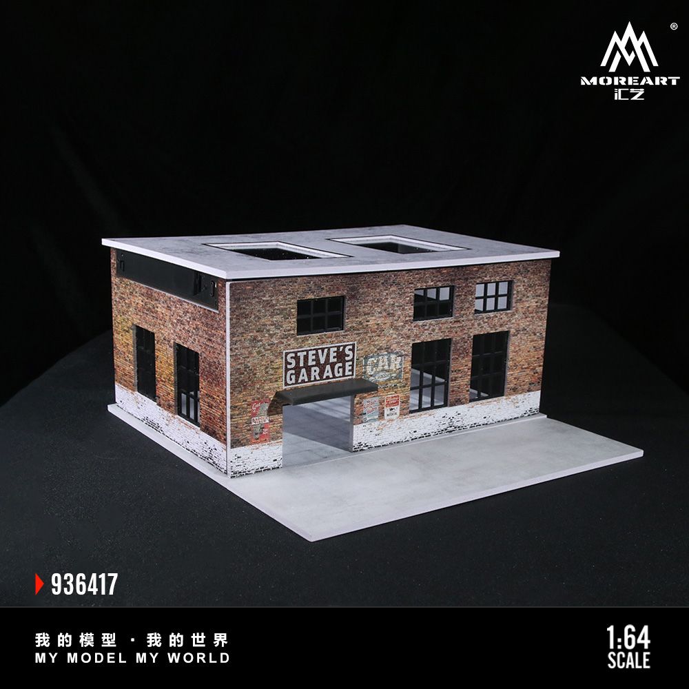 Moreart Steve Garage Building Diorama