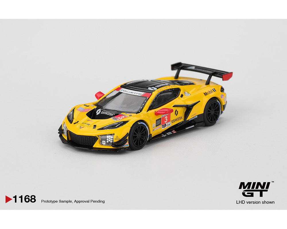 Mini GT 1:64 Chevrolet Corvette Z06 GT3.R #3 Corvette Racing by Pratt Miller Motorsports 2025 IMSA Daytona 24 Hrs