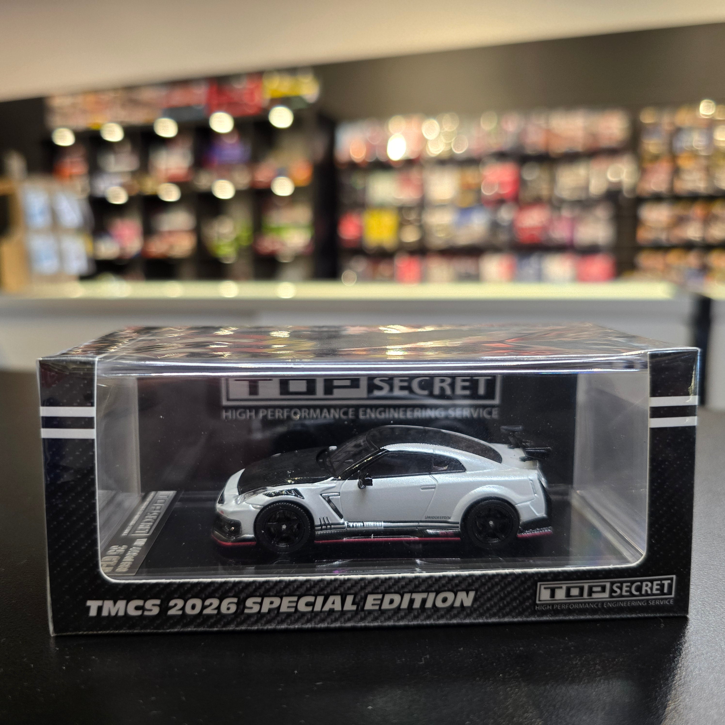 BM Creations Top Secret Nissan R35 TMCS Toy Model Car Show Exclusive 2026 1:64