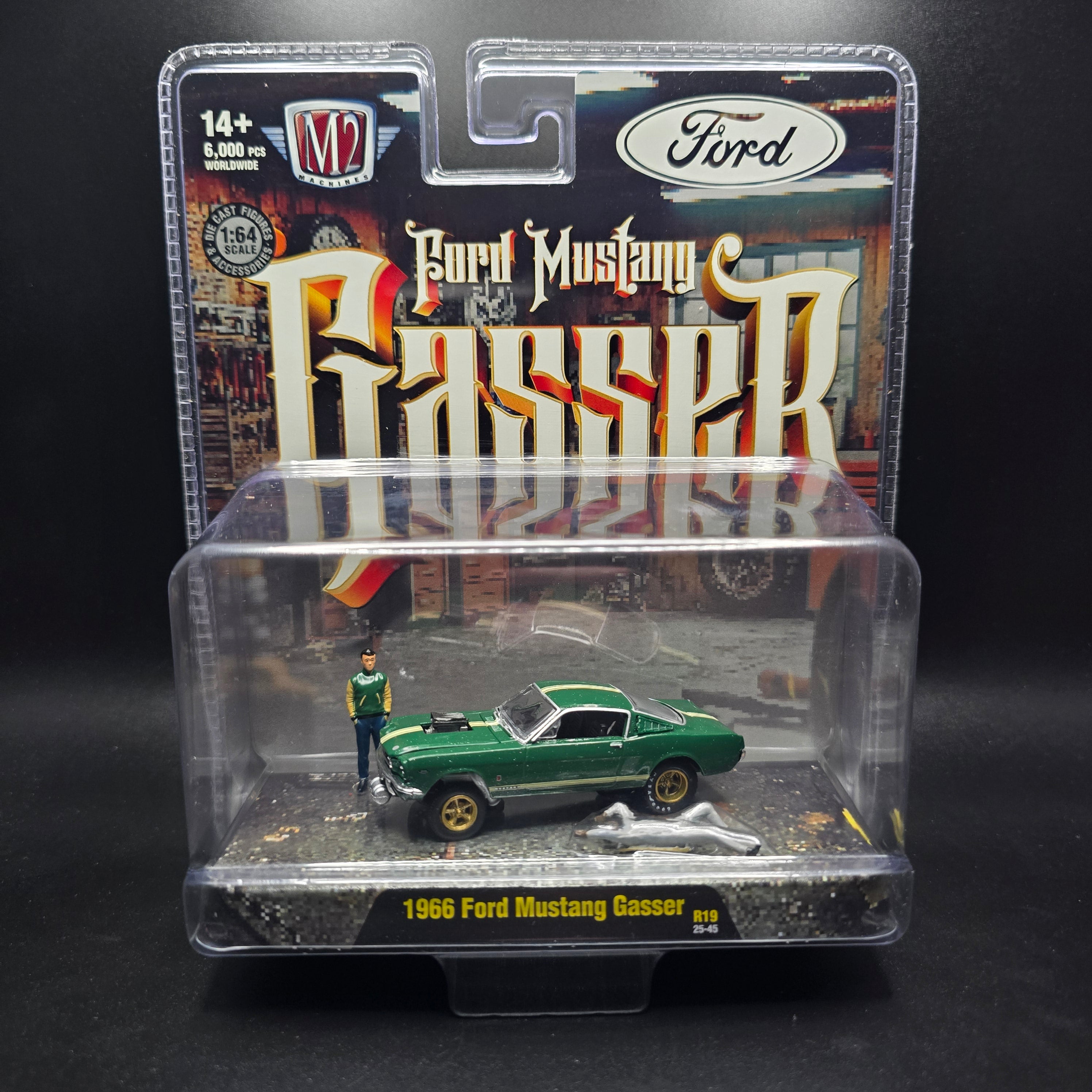 M2 Machines 1966 Ford Mustang Gasser 1:64 Diorama 2026 Release 19