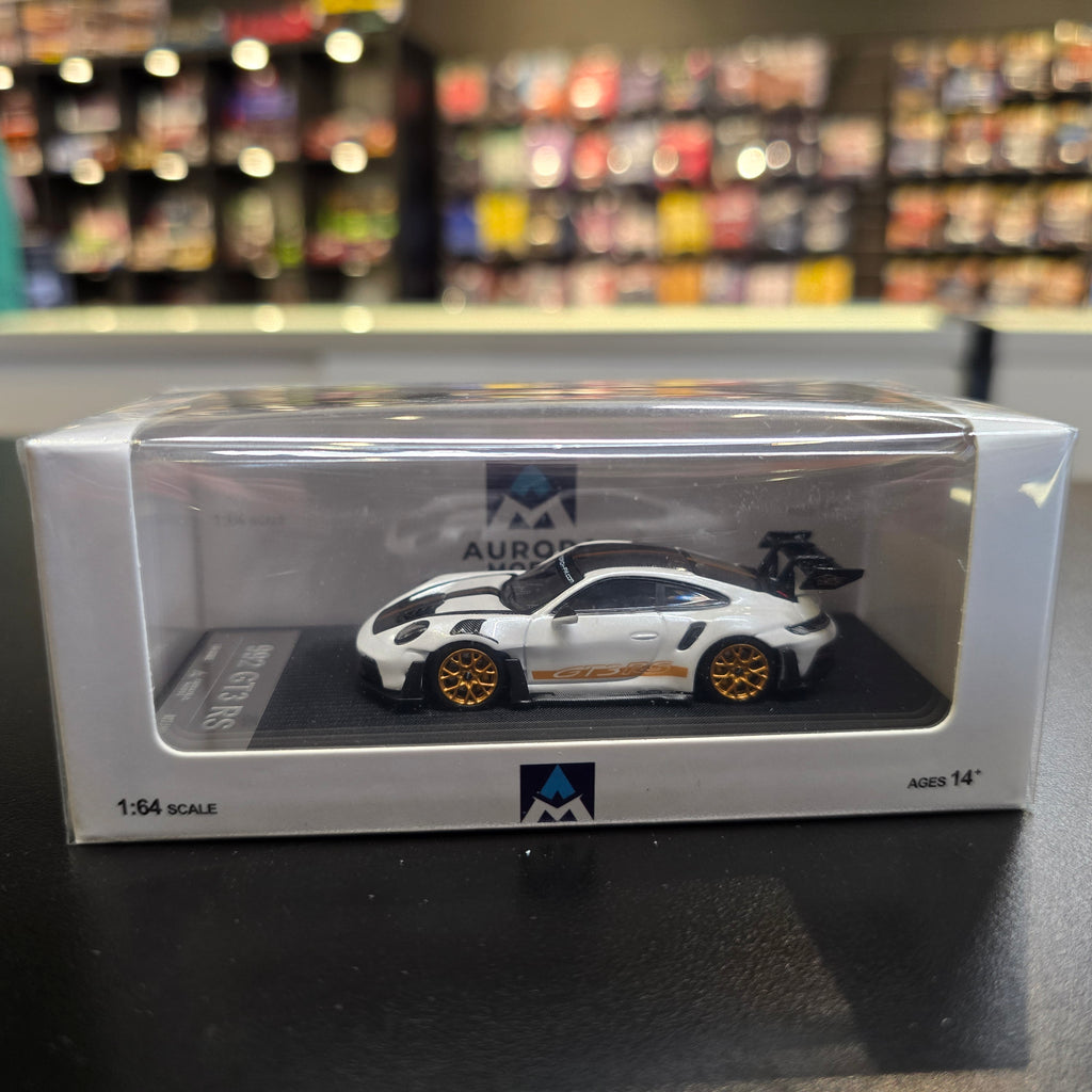 Aurora Model 1:64 992 GT3 RS White Gold