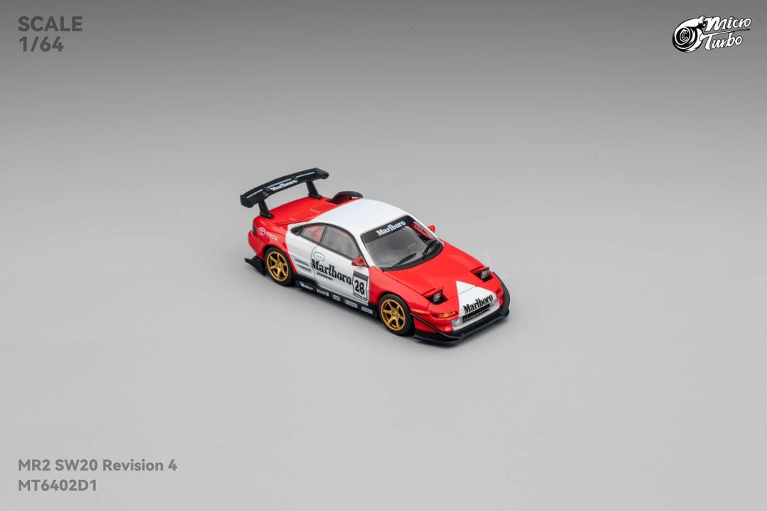Micro Turbo 1:64 Toyota MR2 SW20 Marlboro Livery