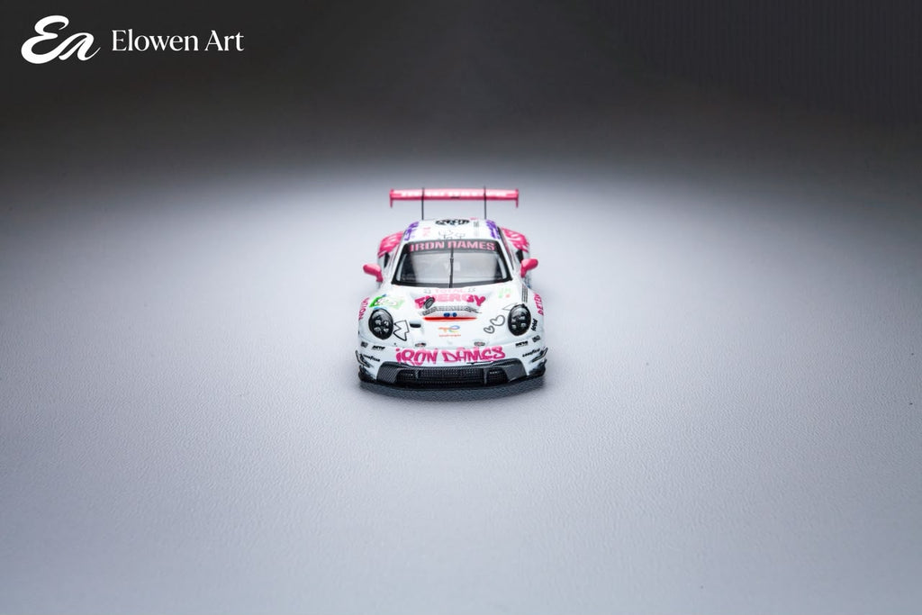 Elowen Art 1:64 Porsche 911 GT3 Diecast Model Iron Dames #85