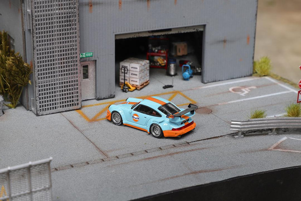 Star Model 1:64 Rauh-Welt Widebody Modified RWB 964 Gulf Livery