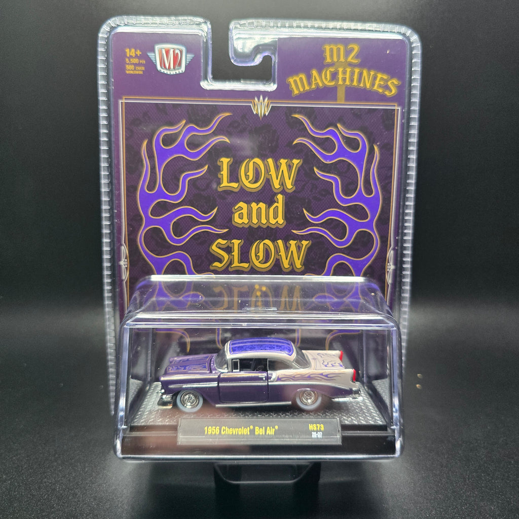 M2 Machines 1:64 1956 Chevrolet Bel Air Custom Low & Slow – Hobby Exclusive