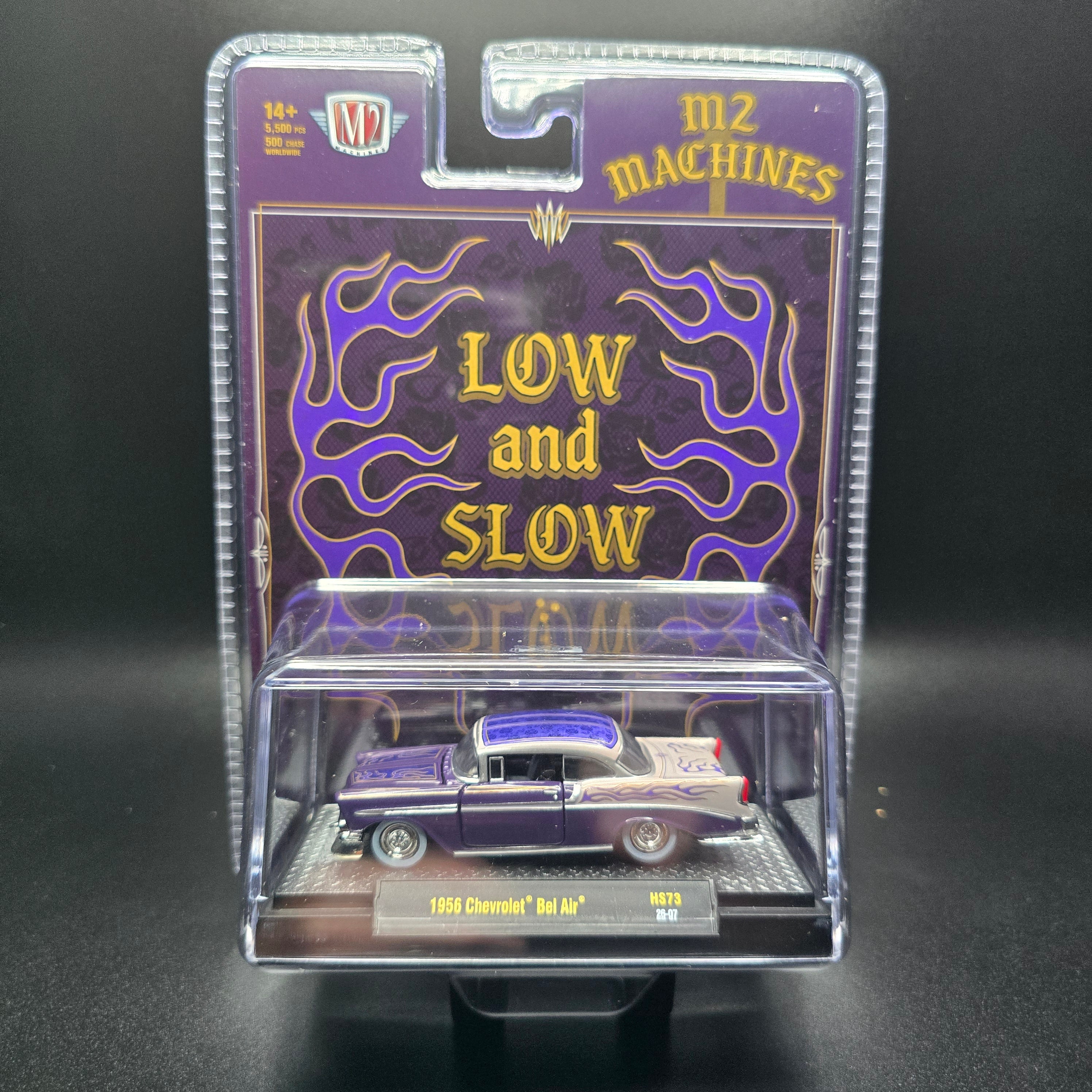 M2 Machines 1:64 1956 Chevrolet Bel Air Custom Low & Slow – Hobby Exclusive