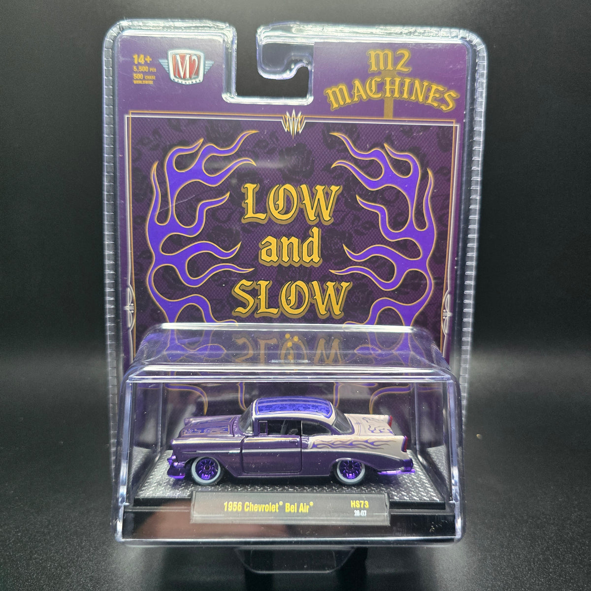*CHASE* M2 Machines 1:64 1956 Chevrolet Bel Air Custom Low & Slow – Hobby Exclusive