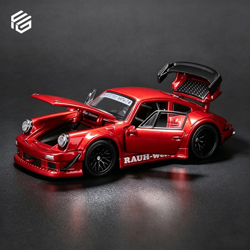 FG 1:64 RWB 930 Transparent Red Full Opening Parts