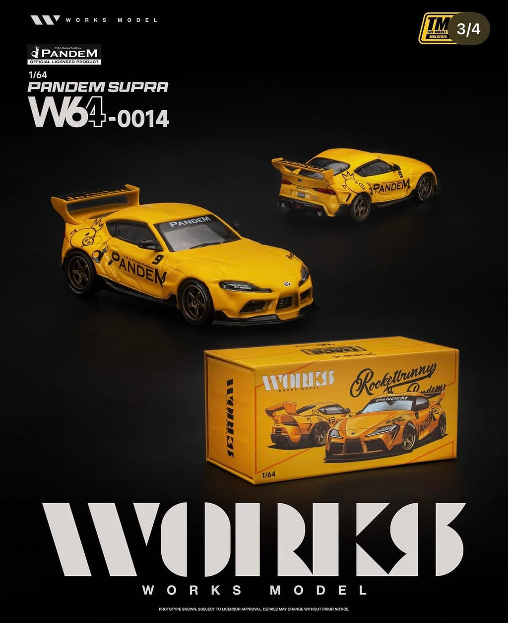 WORKS 1/64 PANDEM Supra TMCS Malaysia 2026 Special Edition W640014