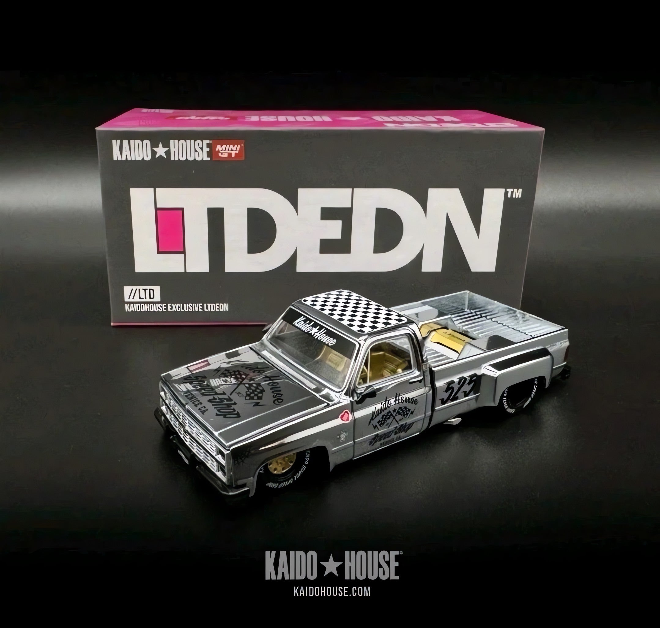 Kaido House LTDEDN Chrome Silverado Dually Hot Rod Fuji Speedway