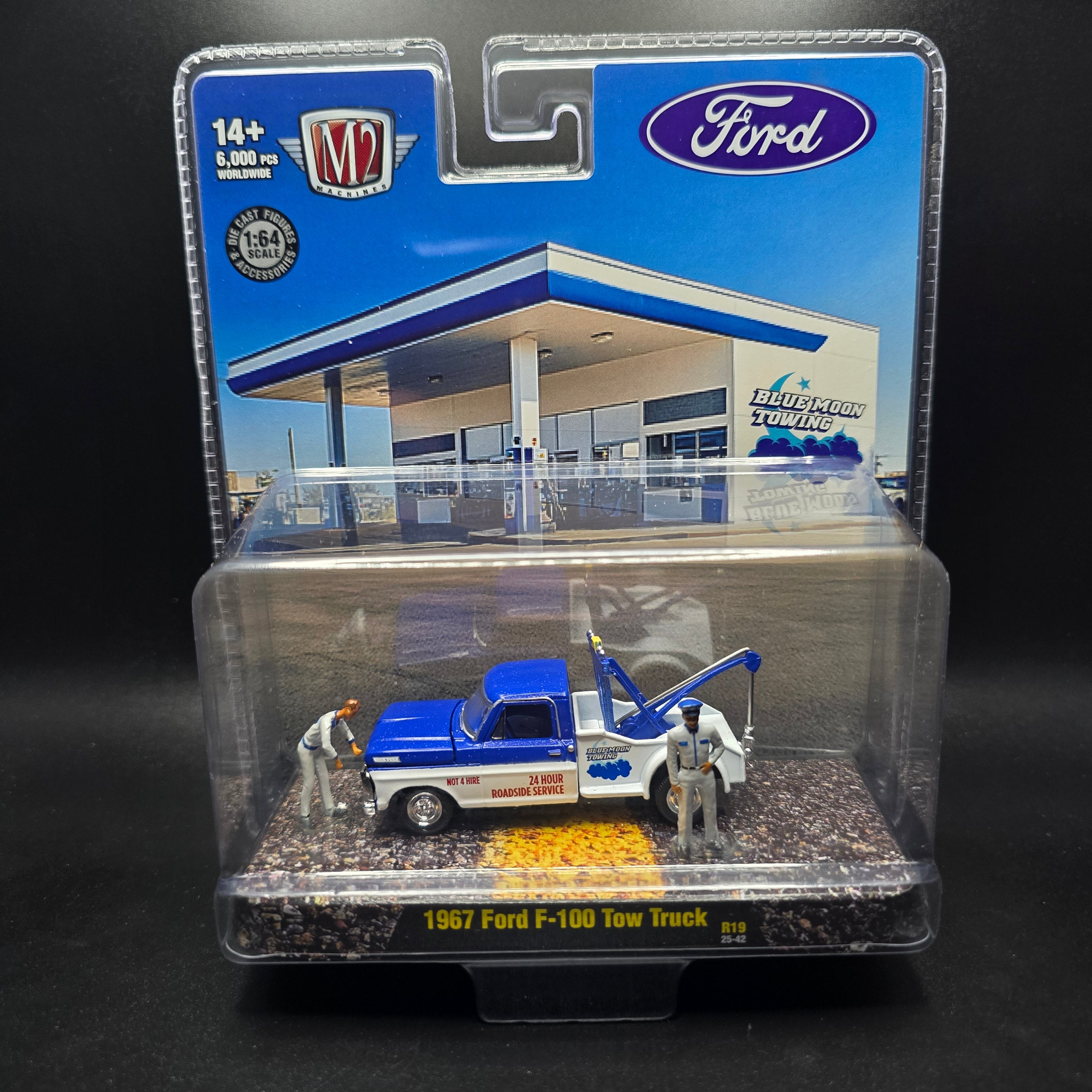 M2 Machines 1967 Ford F-100 Tow Truck 1:64 Diorama 2026 Release 19