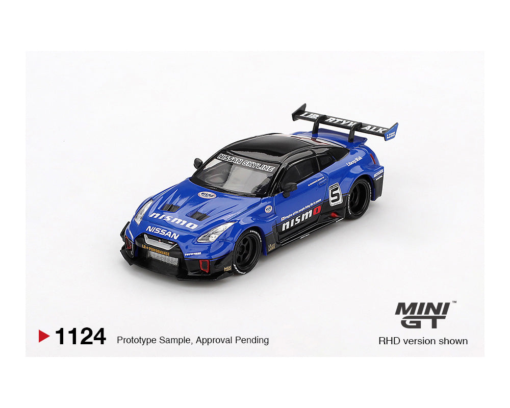 Mini GT 1:64 LB-Silhouette WORKS GT NISSAN 35GT-RR Ver.2 – Blue