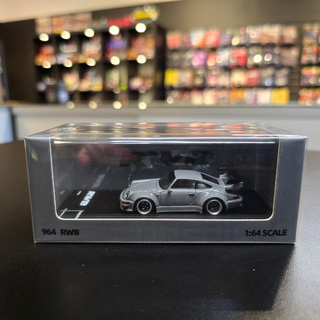 TimeMicro 1:64 RWB 964 Grey Diecast Model