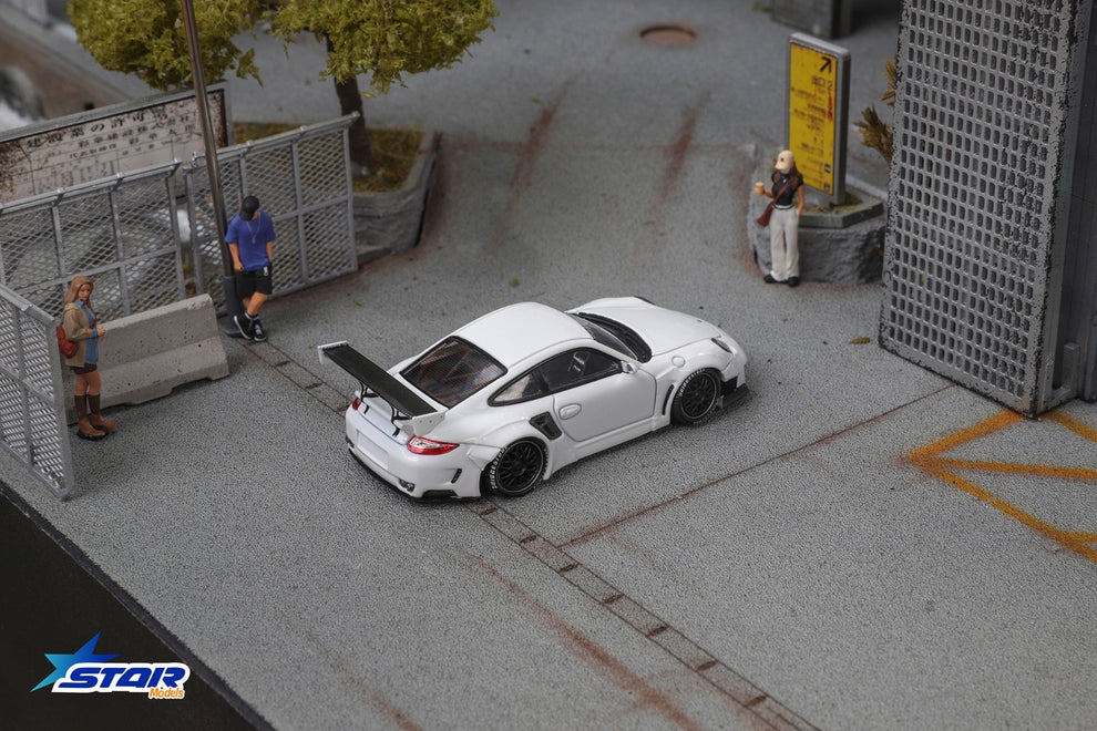 Star Model 1:64 Porsche 997 LBWK White