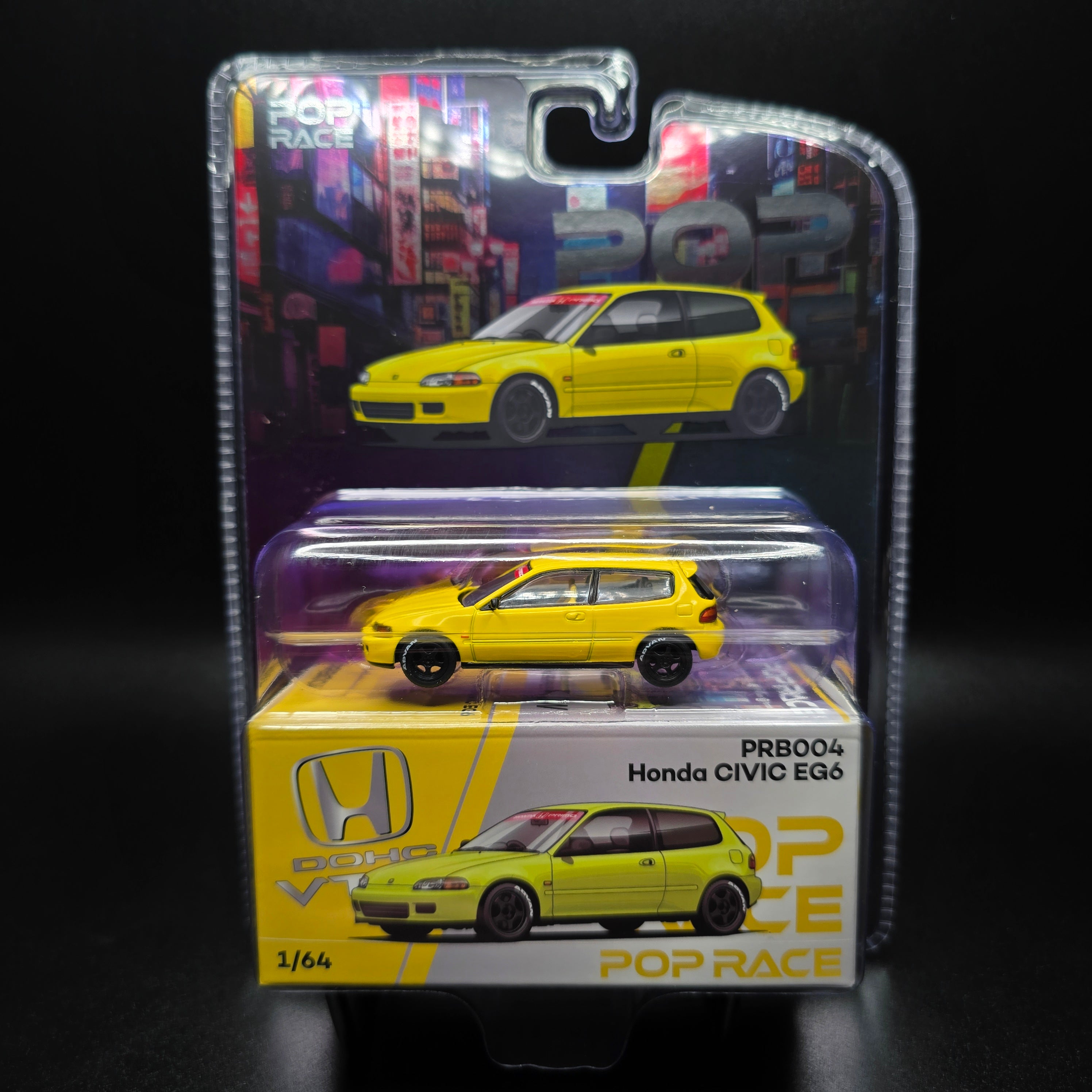 Pop Race 1:64 Vancouver Event Model Honda Civic EG6 PRB004