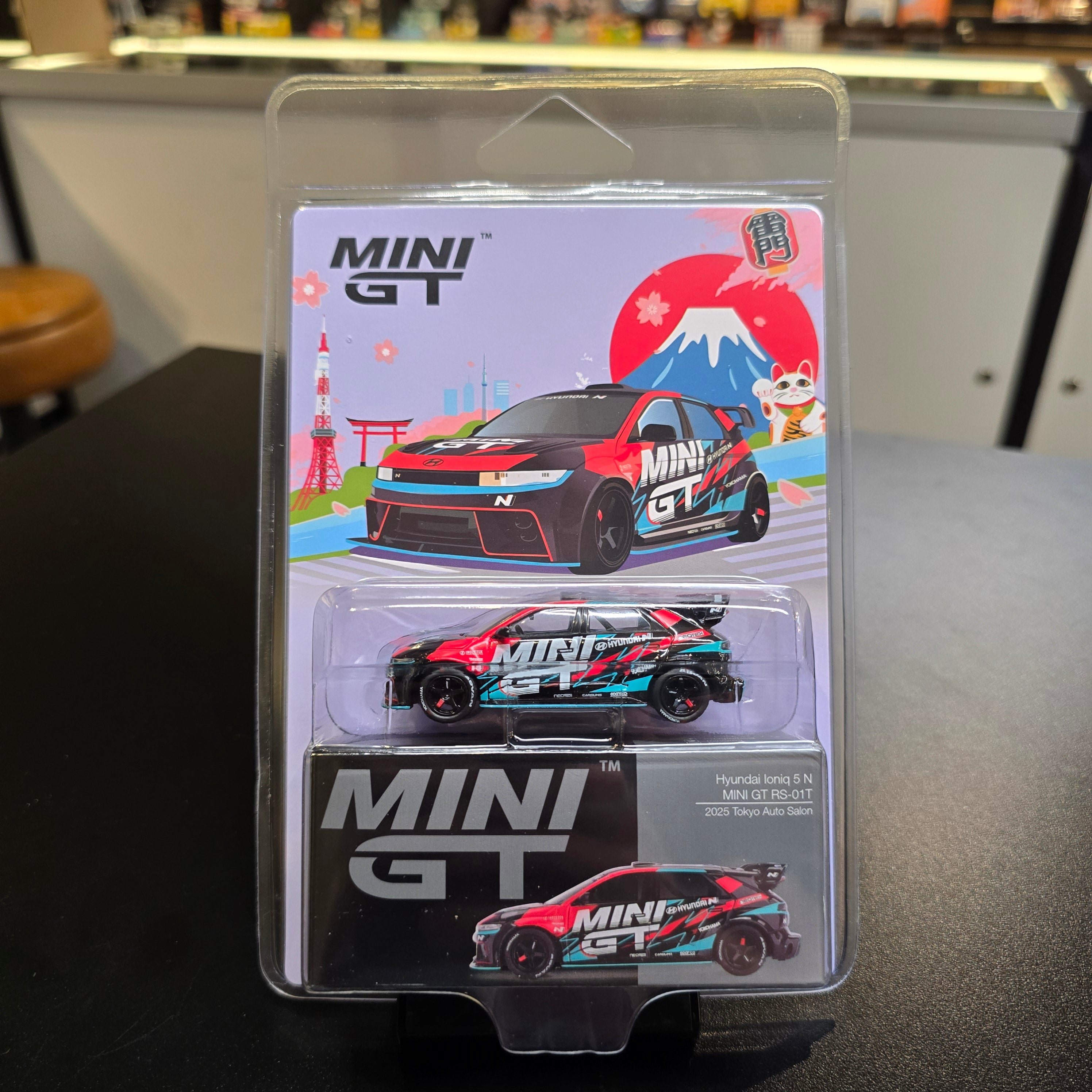 Mini GT 1:64 Hyundai Ioniq 5N MINI GT RS-01T 2025 Tokyo Auto Salon- Black