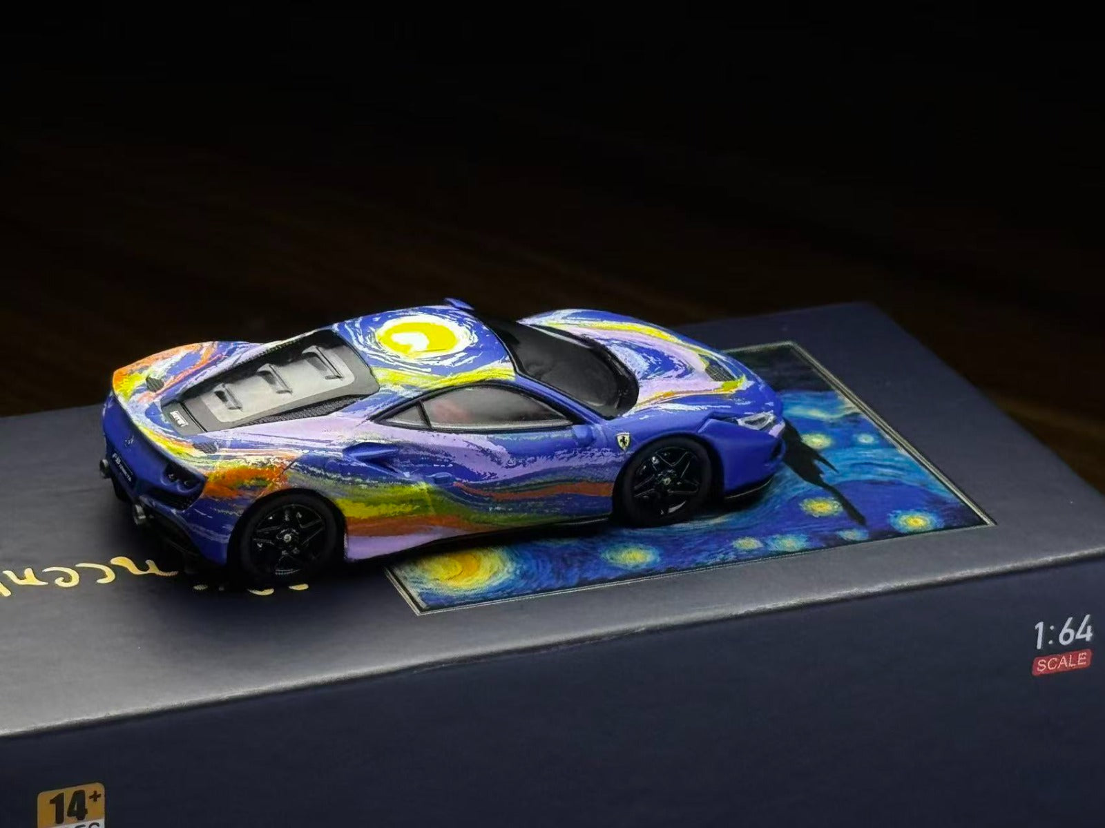 Karium Model 1/64 Ferrari F8 Starry Night