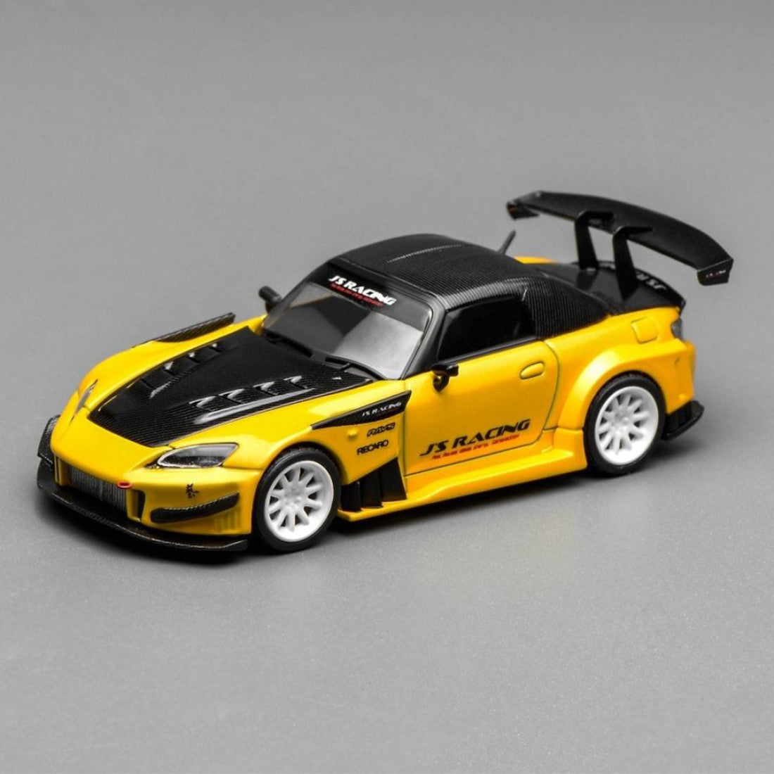 Motorhelix 1/64 Honda S2000 J‘s Racing New Indy Yellow Pearl