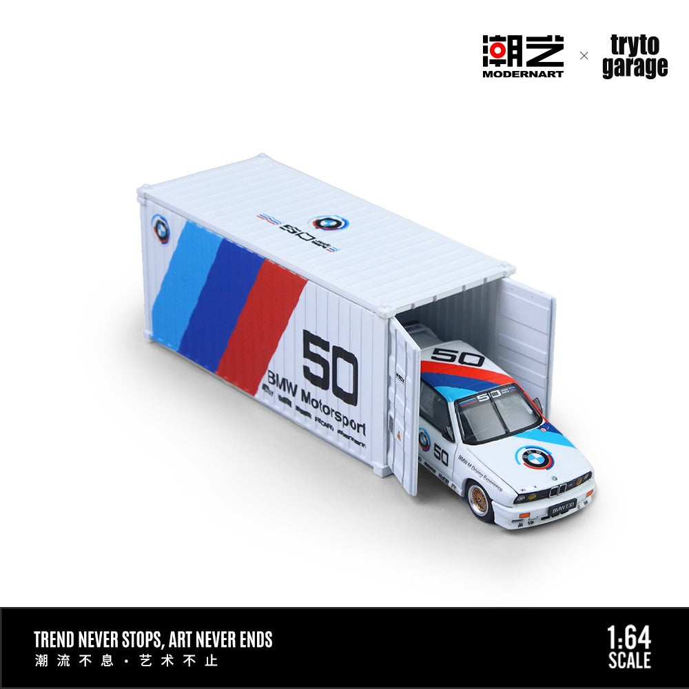 Moderart 1:64 Container Set Tryto Garage BMW E30 M3 DTM