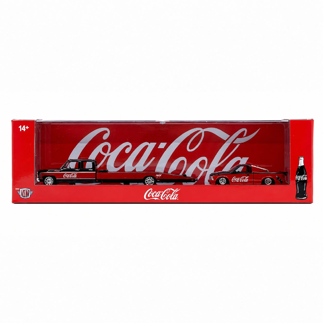 M2 Machines 1:64 Auto-Haulers Coca-Cola Release S05 1973 GMC Ramp Truck & 1995 GMC Sonoma 15