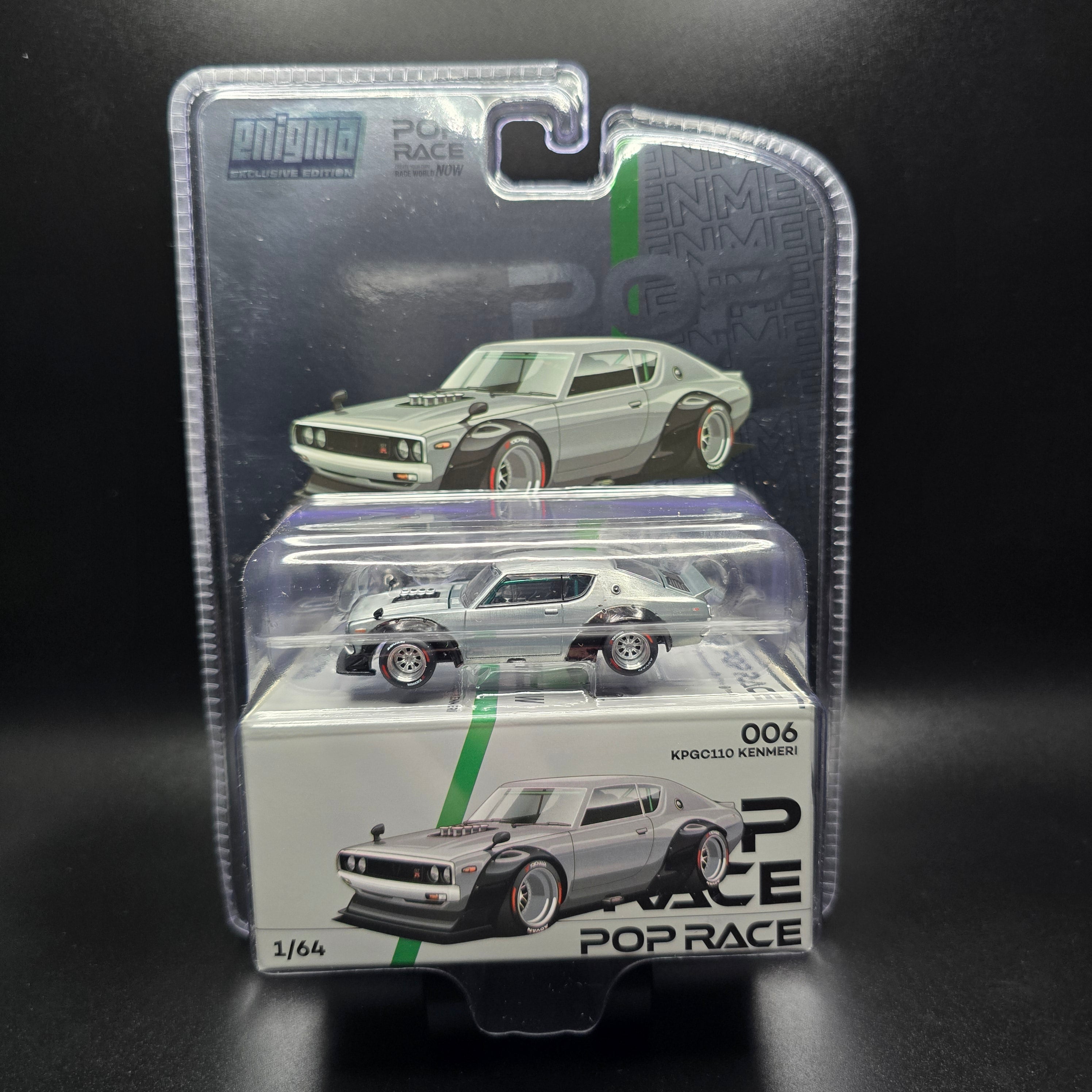 Nissan Skyline Kenmeri Raw Material Enigma Pop Race Collab Special edition 1/64