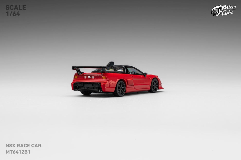 Micro Turbo - 1:64 Custom NSX Race Car - Classic Red MT6412B1