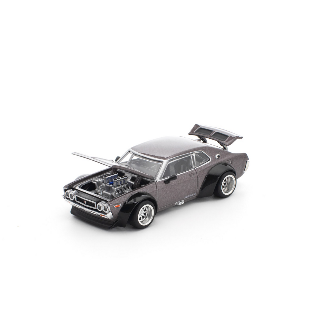 POP RACE 1/64 LAUREL C130 METALLIC GREY PR640304