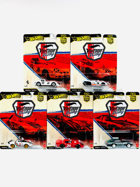 Hot Wheels 2026 Car Culture Vintage Racing (Set of 5 Cars)