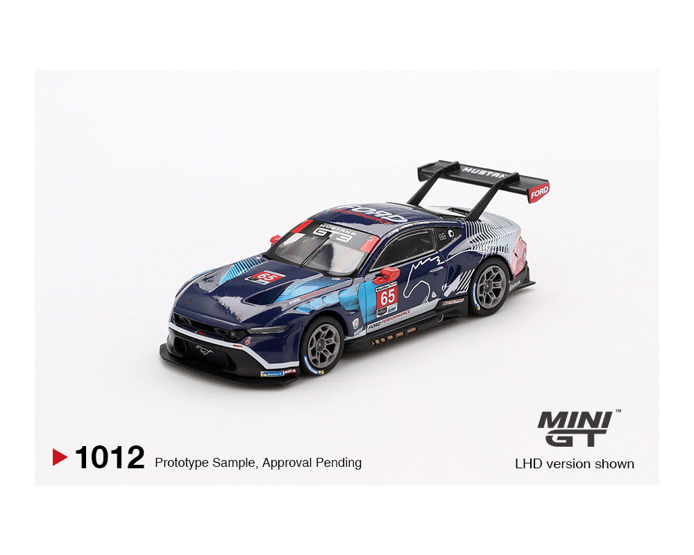 Mini GT 1:64 Ford Mustang GT3 #65 Ford Multimatic Motorsports 2024 IMSA Daytona 24 Hrs