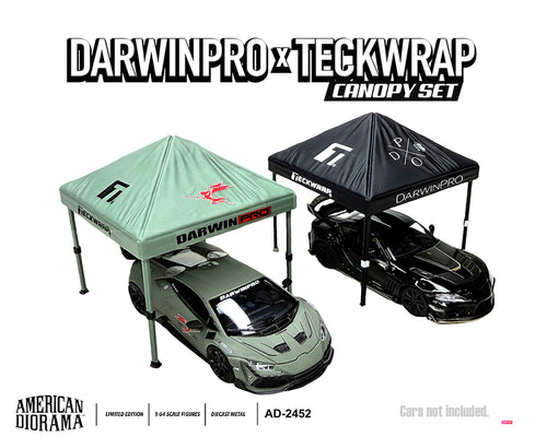 American Diorama 1:64 DarwinPro x Teckwrap Canopy set – MiJo Exclusives – Limited Edition