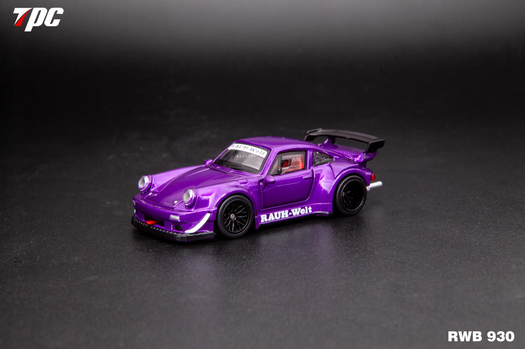 TPC FG RWB 930, Fully Opening parts Diecast Model 1:64 Purple