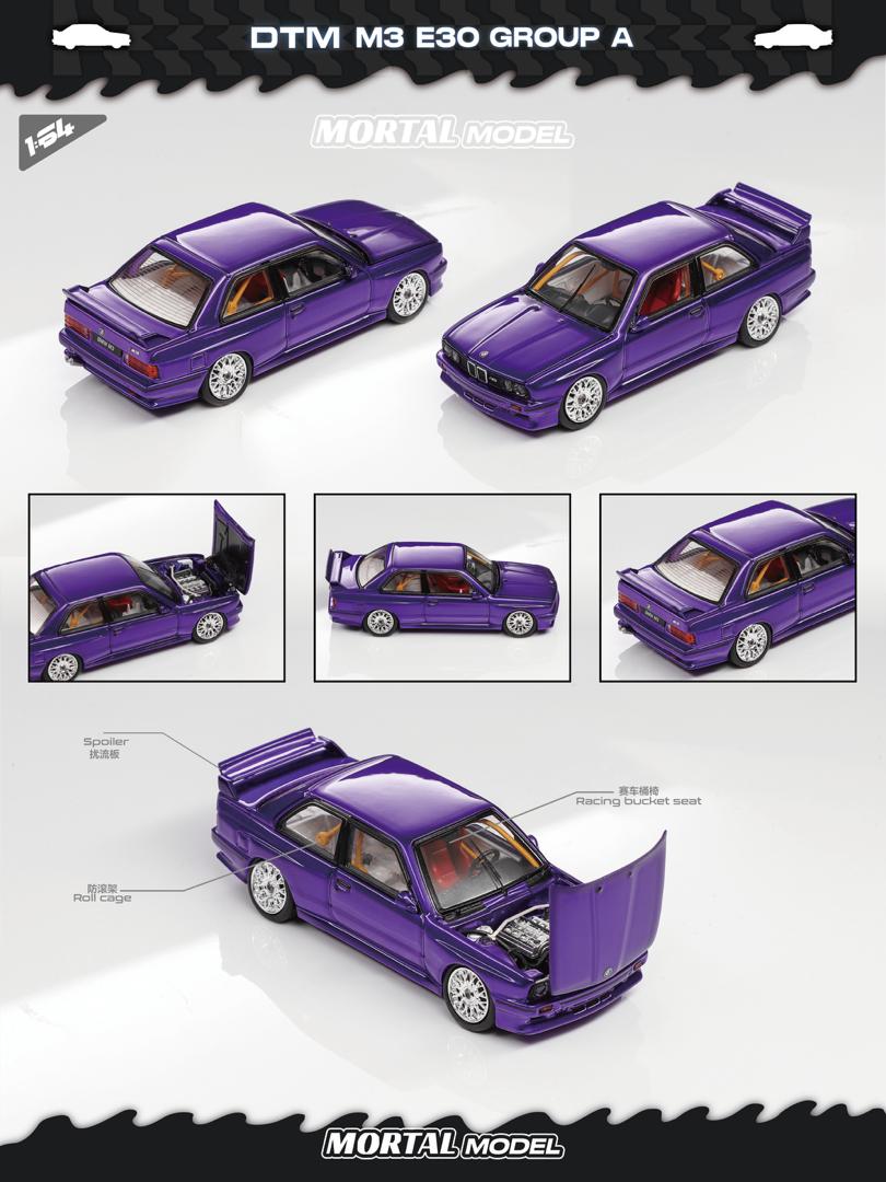 Mortal 1/64 BMW M3 Group A Metallic Transparent Purple