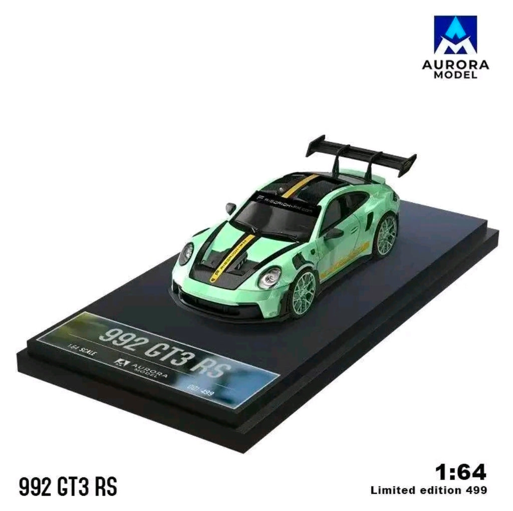 Aurora Model 1:64 992 GT3 RS Green