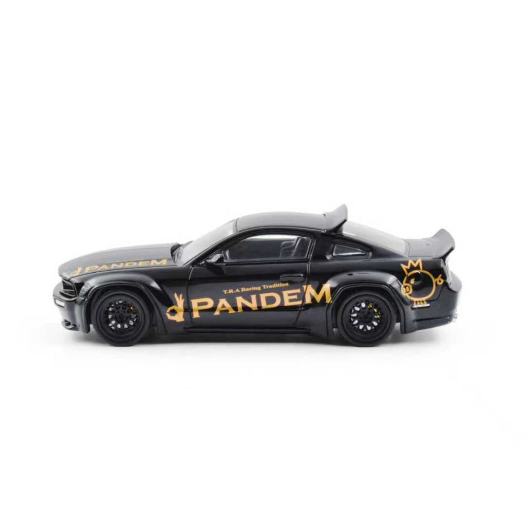 MODELMODEL 1/64 Pandem Mustang Black MM64-PM-002