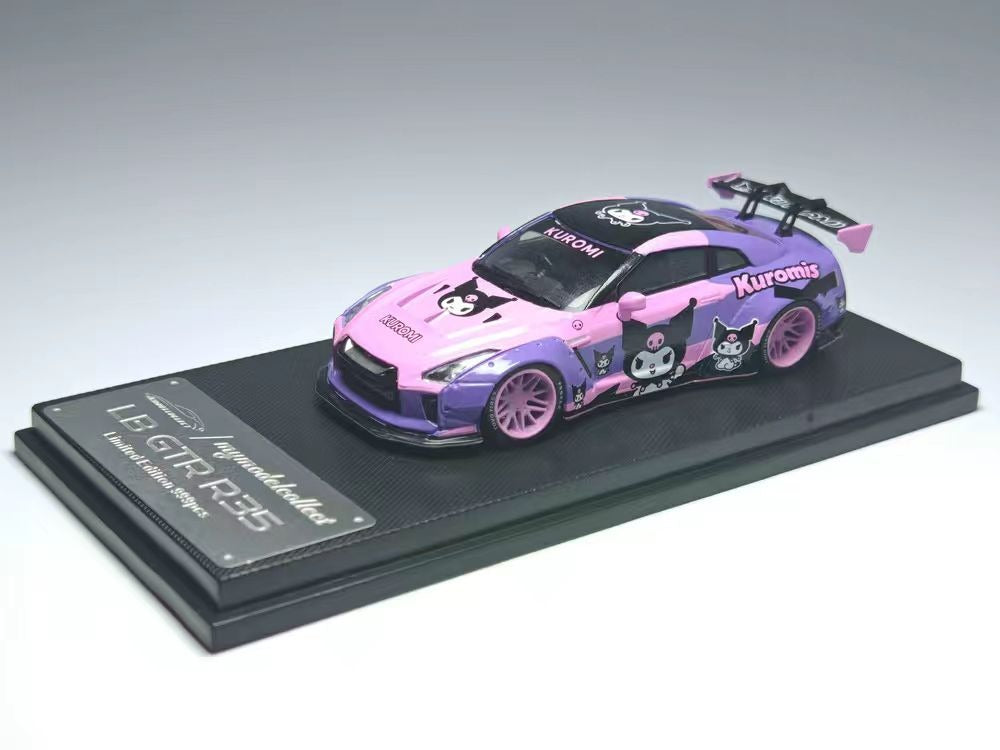 MC 1/64 LB R35 GTR Diecast Pink/Purple Kuromi