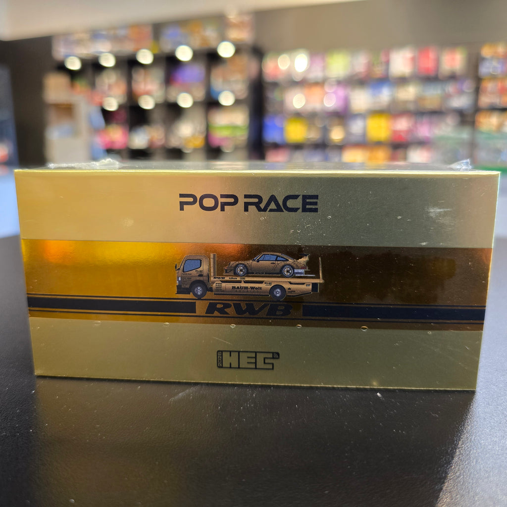 POPRACE 1/64 RWB 930 and FUSO Truck GOLD Set HEC 2026
