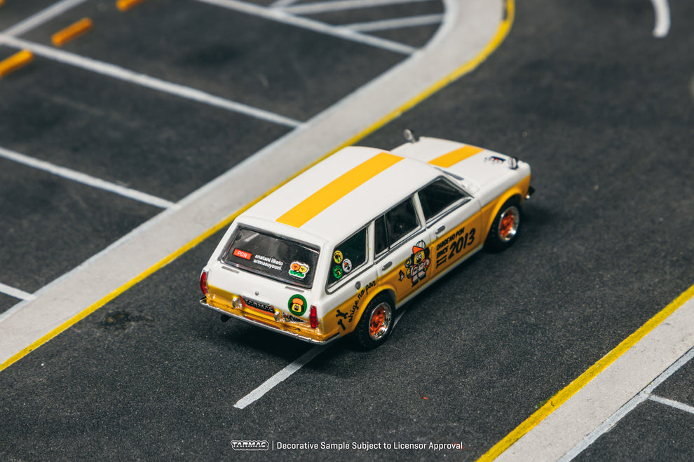 TARMAC WORKS GLOBAL64 1/64 Datsun Bluebird 510 Wagon OHIGE no PON T64G-026-ONP