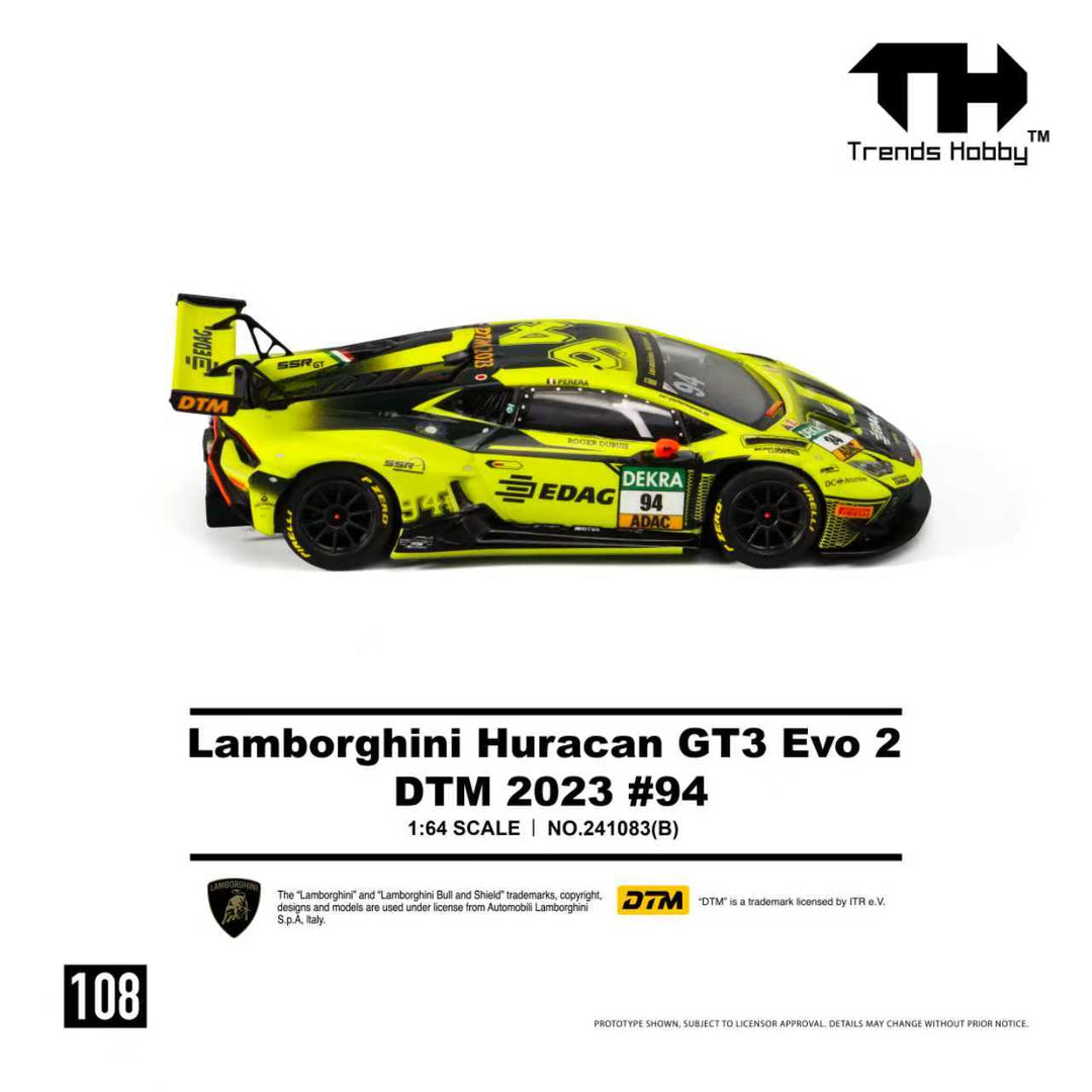 Trends Hobby 1/64 Lamborghini Huracan GT3 Evo 2 DTM 2023 No.94 241083B