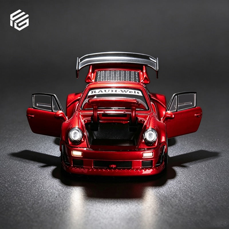 FG 1:64 RWB 930 Transparent Red Full Opening Parts