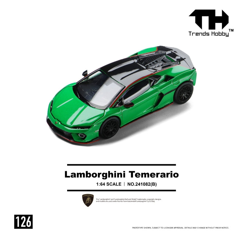 Trends Hobby 1/64 Lamborghini Temerario - Green 241082(B)
