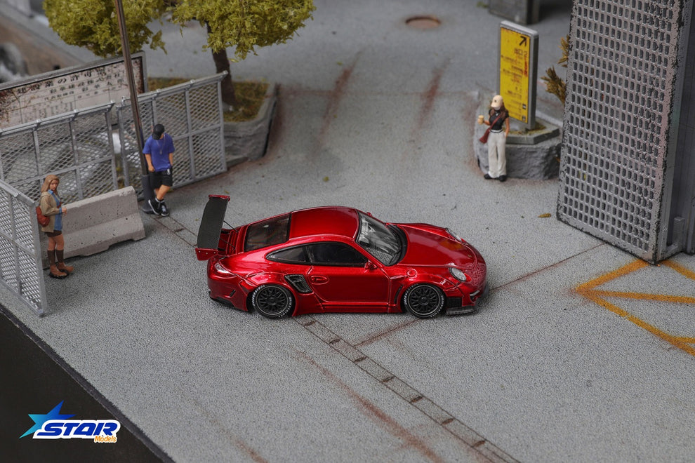 Star Model 1:64 Porsche 997 LBWK Red