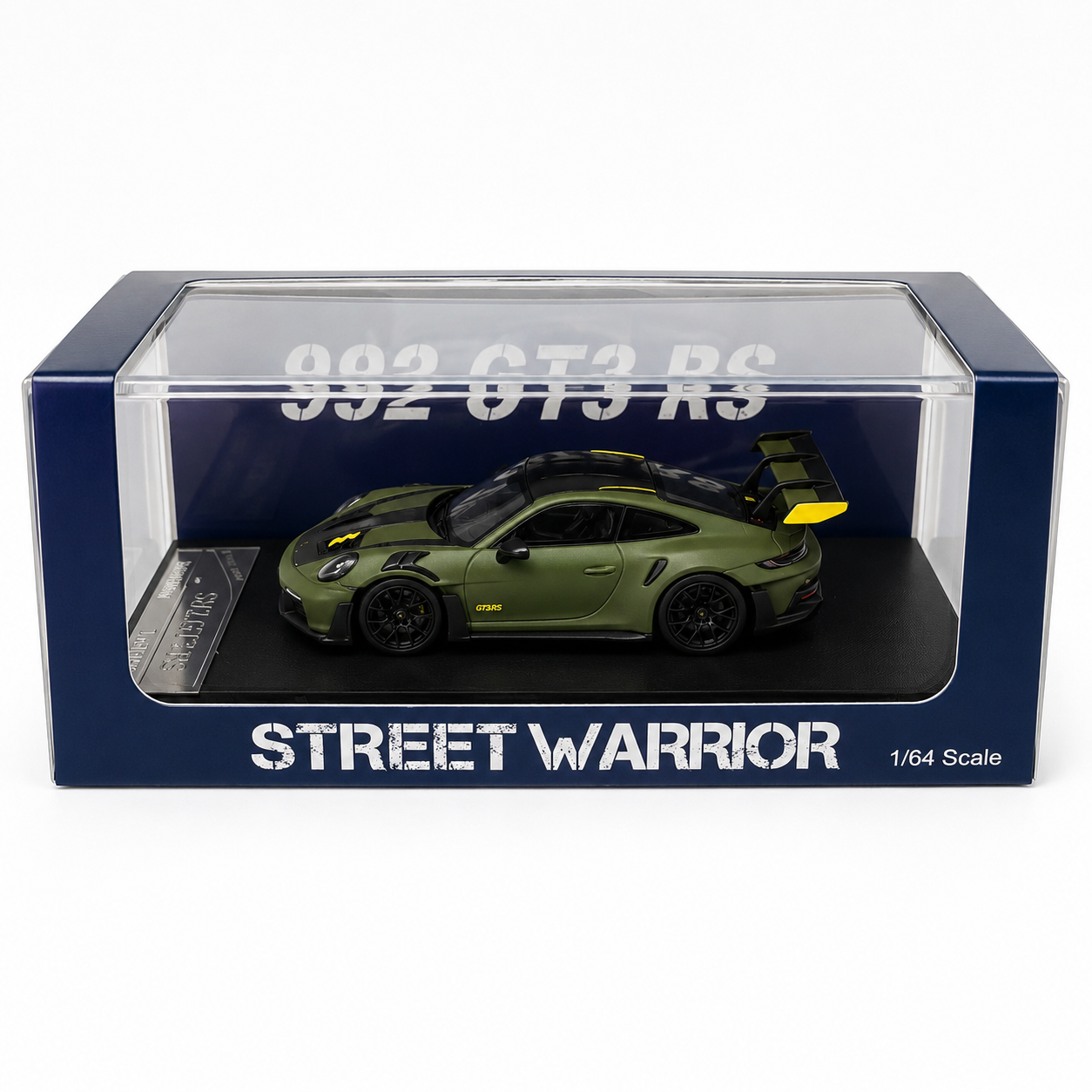 Street Weapon 1/64 Porsche 992 GT3 RS Matte Green