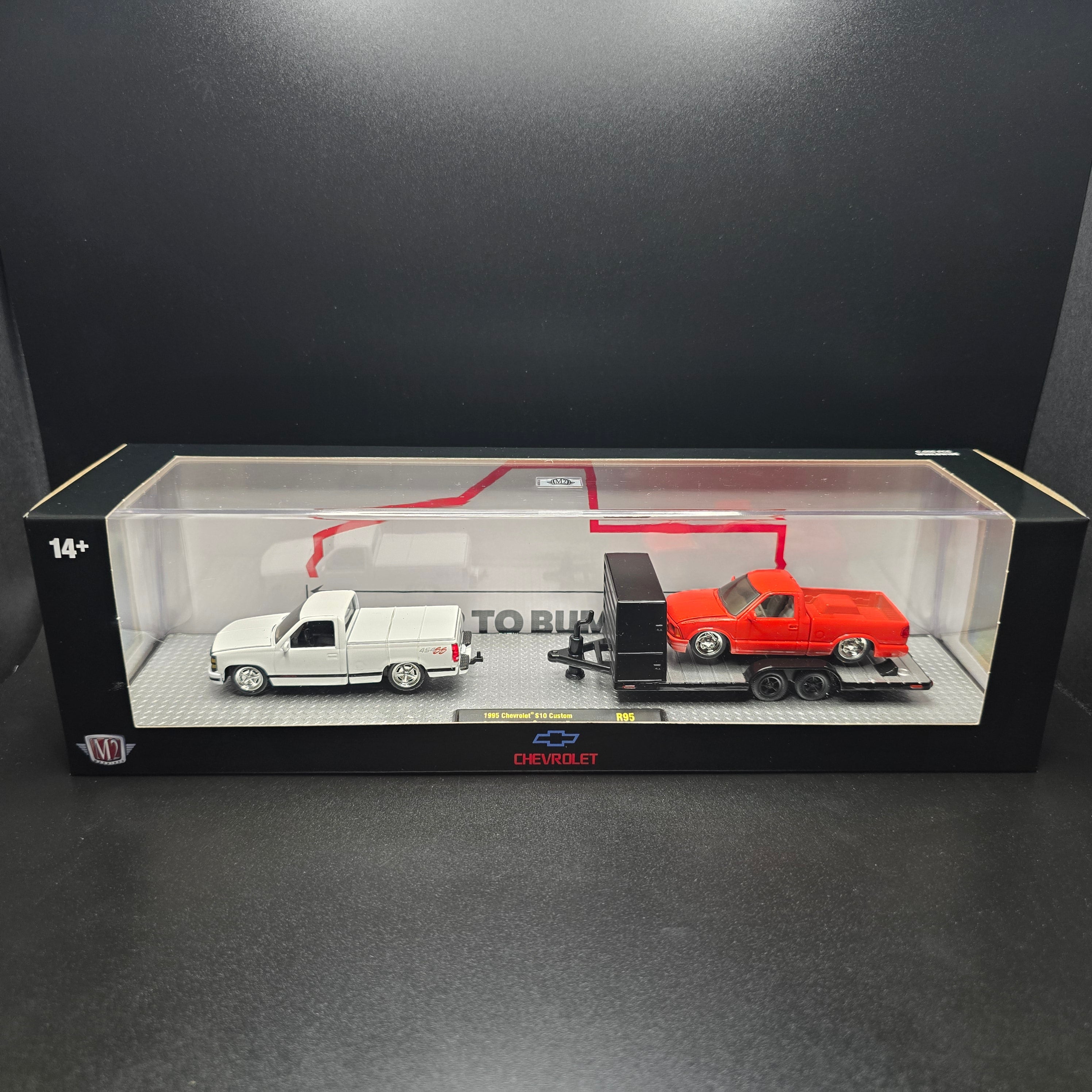 M2 Machines Hauler 1995 Chevrolet S10 Custom & 1993 Chevrolet C1500 SS454